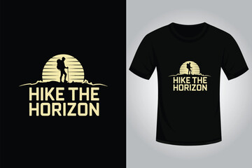 Hiking t shirt design