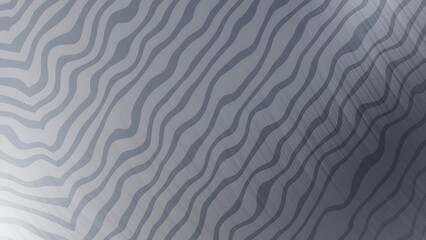 Prismatic Elegants Monochrome Navy Abstract wavy lines pattern in shades of gray creating a modern, dynamic background design element