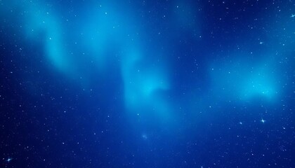 Obraz premium Vibrant azure expanse scattered with luminous stars, celestial bodies, stellar