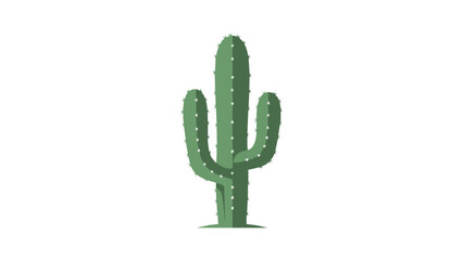Green Saguaro Cactus with Spikes. featuring cactus, saguaro, desert and more, creating a perfect scene. This scene includes elements like plant, succulent, green.