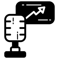 finance podcast solid black