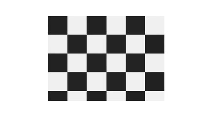 Obraz premium Classic black and white checkerboard pattern with a geometric grid of alternating monochrome squares.