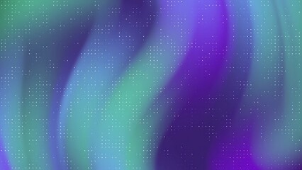 Prismatic Abstracts Blink Dot Abstract background with flowing waves of teal, blue, and purple, overlaid with a grid of small dots for a modern design