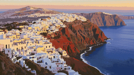 Coral Whisper The most beautiful island isolated watercolor vector illustration svg © Arun168