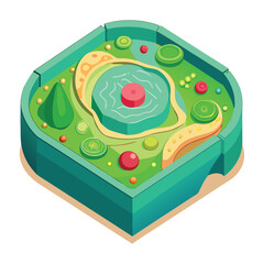 3d render of an open box