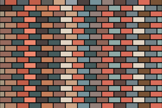brick wall, brick wall background, brick wall vector, brick wall texture