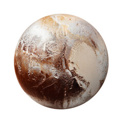 Icy Pluto-like planet sphere
