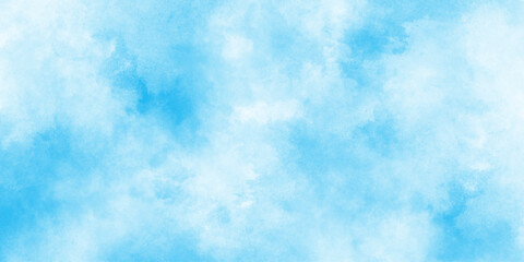 Light background shades watercolor design, Watercolor painting on canvas with sky clouds gradient, Vintage soft splash template for decor.