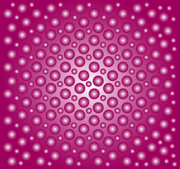 3D circle background effect featuring pink, light pink, and gradient tones with smooth lighting and soft visual effects. Editable EPS file ideal for modern, abstract, and romantic-themed graphic desig