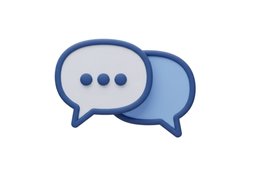 Isolated Speech Bubbles for Online Chat and Communication