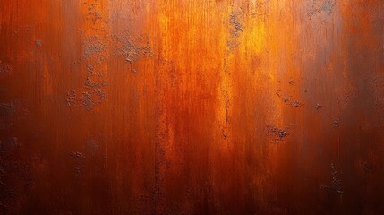 Rusty metal texture with red and orange gradient background for industrial abstract designs.