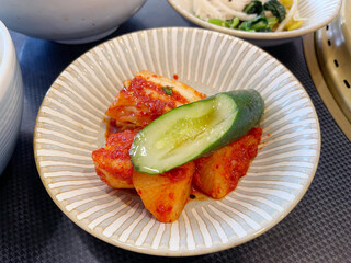 オイキムチと白菜キムチとカクテキ