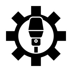 podcast management glyph