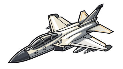 airplane isolated vector on white background