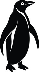 Penguin Silhouette Vector Design 