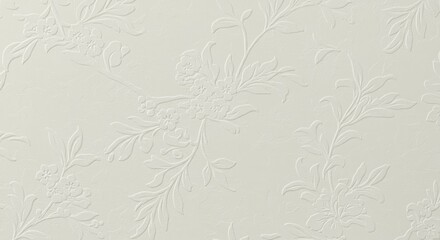 Elegant floral pattern with raised texture for sophisticated backgrounds and modern design projects