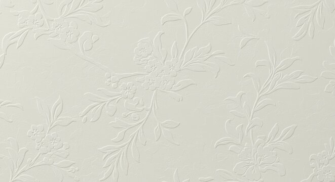 Elegant floral pattern with raised texture for sophisticated backgrounds and modern design projects