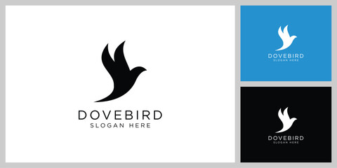 Obraz premium dove logo vector design template