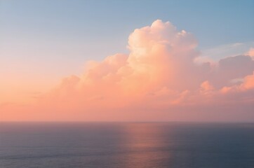 sunset over the sea