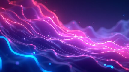 Electric Purple Lightning Paint with Glow Effect