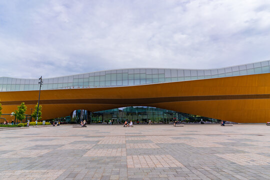 Helsinki Central Library Oodi in Helsinki, Finland