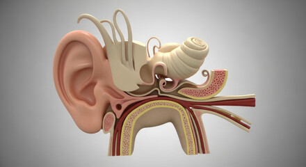 Ear Anatomy Illustration