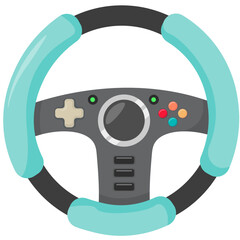 Variety of Game Controllers and Gaming Devices Vector Set © Art by Nytlyts
