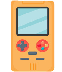 Variety of Game Controllers and Gaming Devices Vector Set
