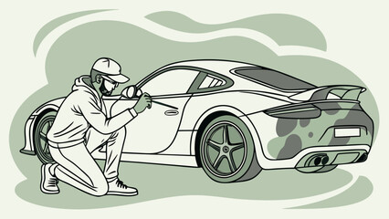 Car detailing paint repair service auto body shop professional automotive restoration expert vehicle maintenance