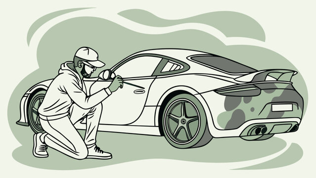 Car detailing paint repair service auto body shop professional automotive restoration expert vehicle maintenance