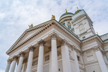 Helsinki Cathedral  at the Senate Square in Helsinki, Finland