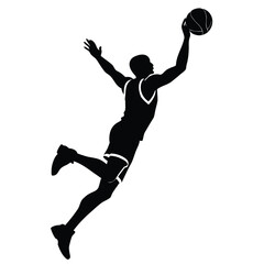 basketball dunk action