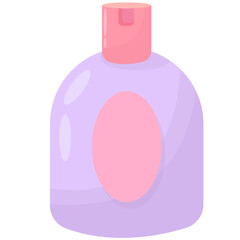Feminine Hygiene and Beauty Products Vector Icon Set
