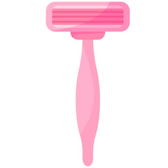 Feminine Hygiene and Beauty Products Vector Icon Set