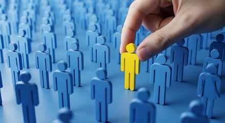 Human Resources and Recruitment Strategy Focus on Talent Acquisition and Employee Engagement with One Distinct Individual