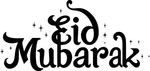 Obraz premium Alhamdulillah with Stars vector