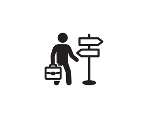 Work Orientation icon vector symbol design illustration