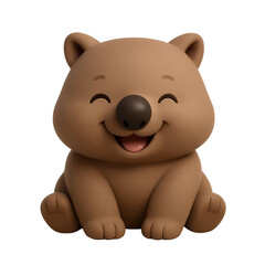 Fototapeta premium Smiling Wombat