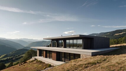 White Minimalist Home with Open Horizon