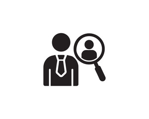 Recruitment icon vector design illustration.