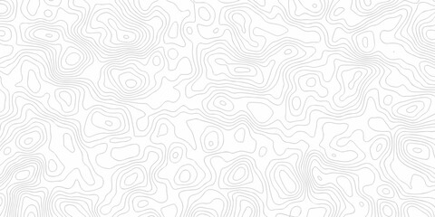 Abstract vector Lines Topographic contour lines grid map seamless pattern. Geographic mountain relief. minimal lines background. Contour maps. illustration, Topo contour map design.	
