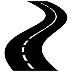 Curved Road Vector © Md