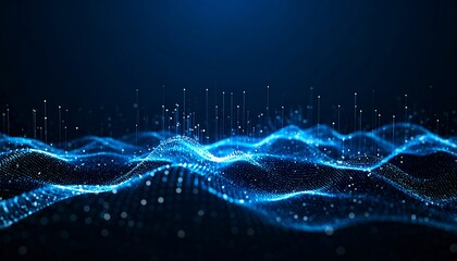 Abstract data wave