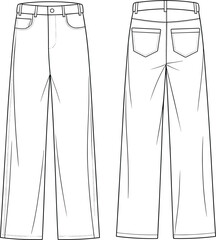 vector illustration of clothes