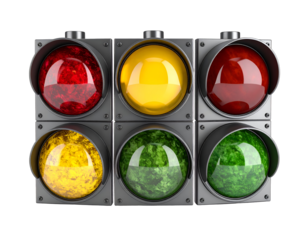 3D Traffic Light Illustration
