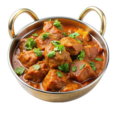 Fototapeta premium Delicious meat curry in a serving bowl