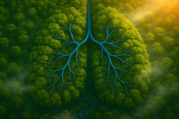 green climate earth lungs