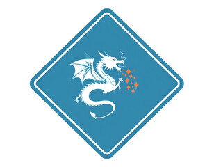 Blue Dragon Illustration