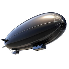 Sleek Black Airship