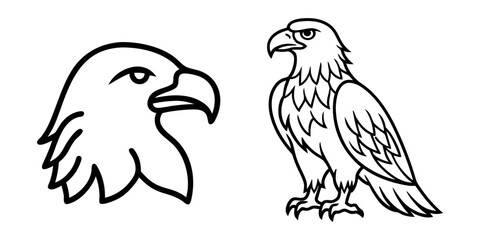 Eagle icon. Eagle. Animal. Animal icon. Black icon. Silhouette icon. Black